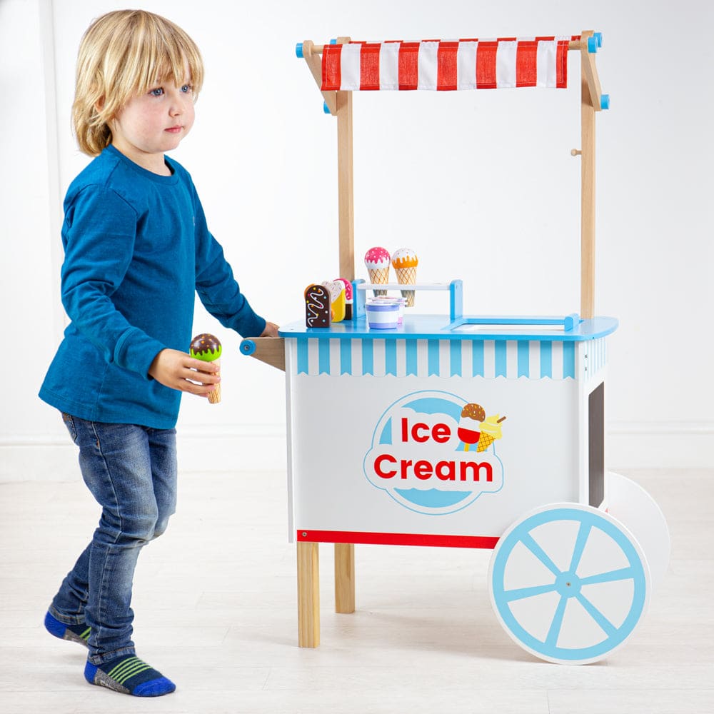 Ice Cream Cart - Bigjigs Toys 691621724095