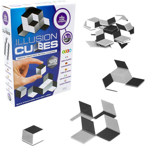 Image of Illusion Cubes 120 Challenges - The Happy Puzzle Company