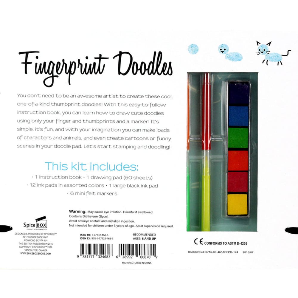 Imagine It Fingerprint Doodles - SpiceBox