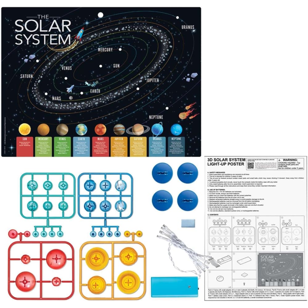 KidzLabs - 3D Solar System Light-Up Poster - BigjigsToys_INT 4893156034618