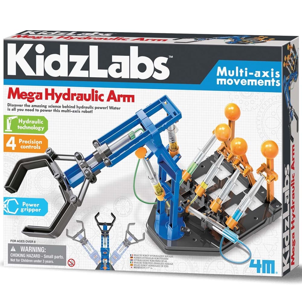 KidzLabs Mega Hydraulic Arm - 4M Great Gizmo 4893156034274