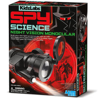 KidzLabs Spy Science Night Vision Monocular - 4M Great Gizmos