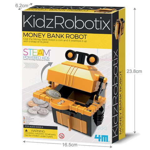 Image of KidzRobotix Money Bank Robot - 4M Great Gizmo