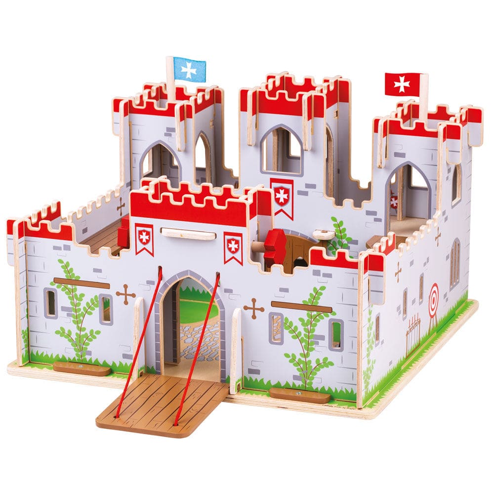 King George’s Castle Toy Playset - Bigjigs Toys 691621701546