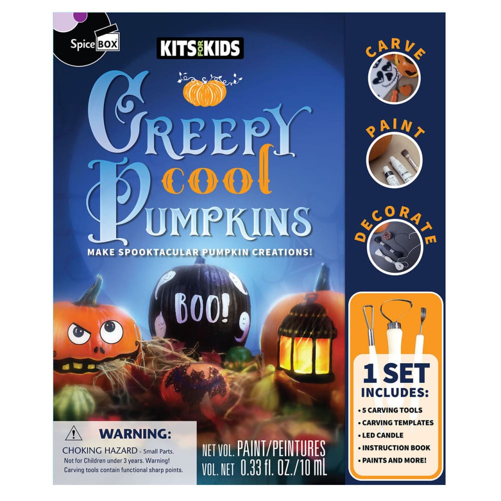 Kits for Kids Creepy Cool Pumpkins - SpiceBox