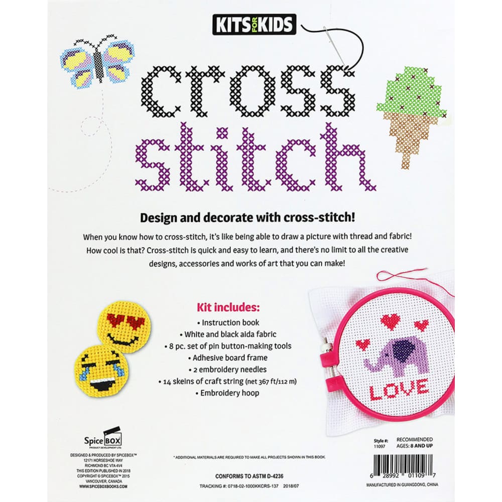 Kits for Kids Cross Stich - SpiceBox