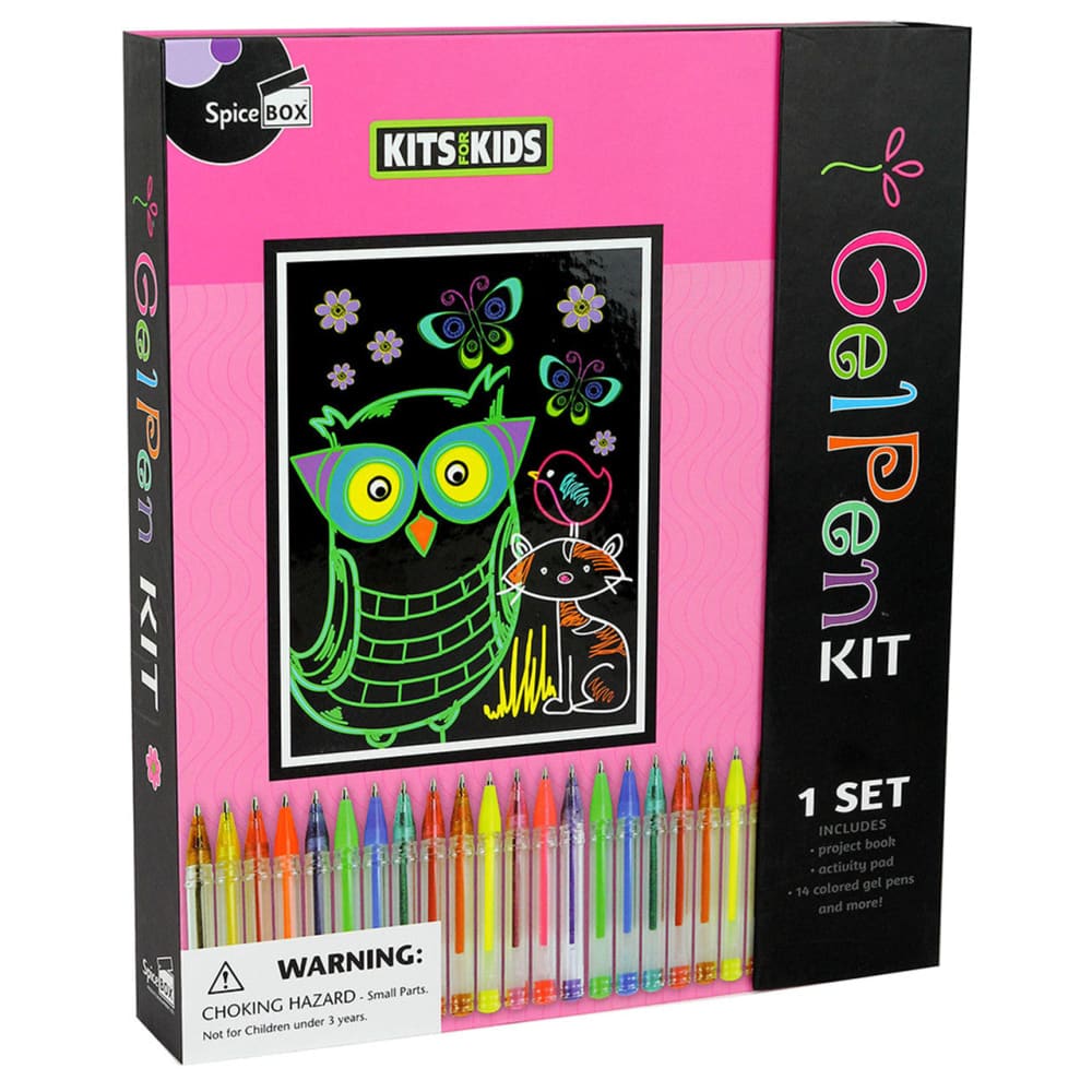 Kits for Kids Gel Pen Set - spice box