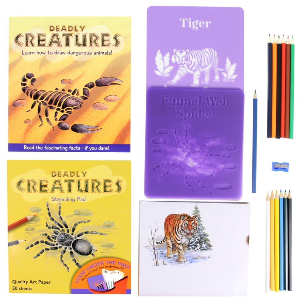 Learn & Draw Deadly Creatures - SpiceBox