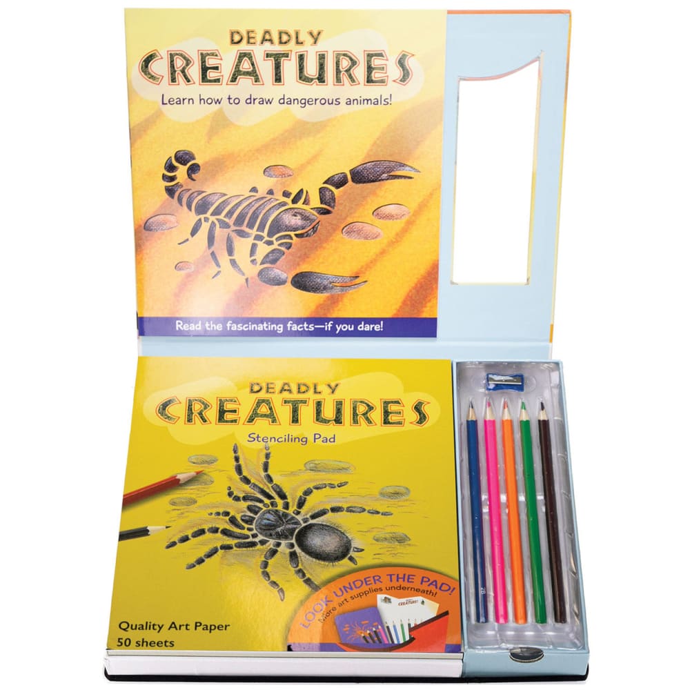 Learn & Draw Deadly Creatures - SpiceBox