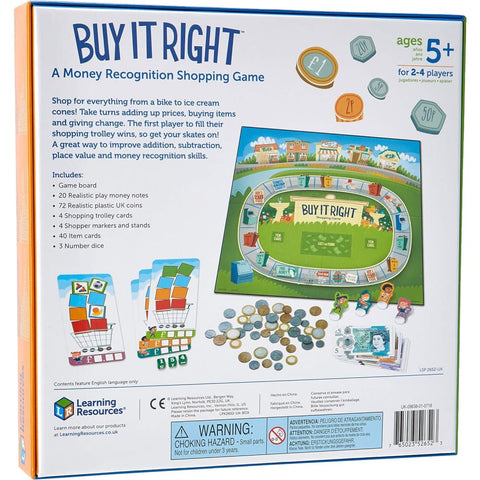 Image of Learning Resources Buy it Right Shopping Game - 765023526523