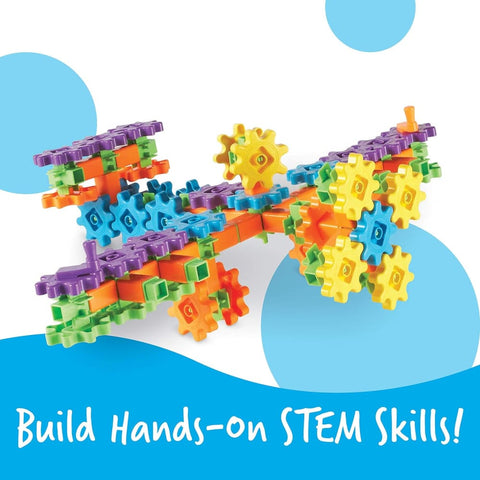 Image of Learning Resources Gears 60 piece Building Set - 765023091489