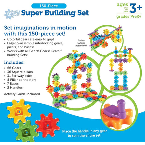 Image of Learning Resources Gears! Super Set - 765023010732