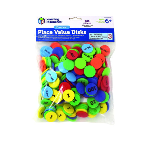 Image of Learning Resources Place Value Disks - 765023052152