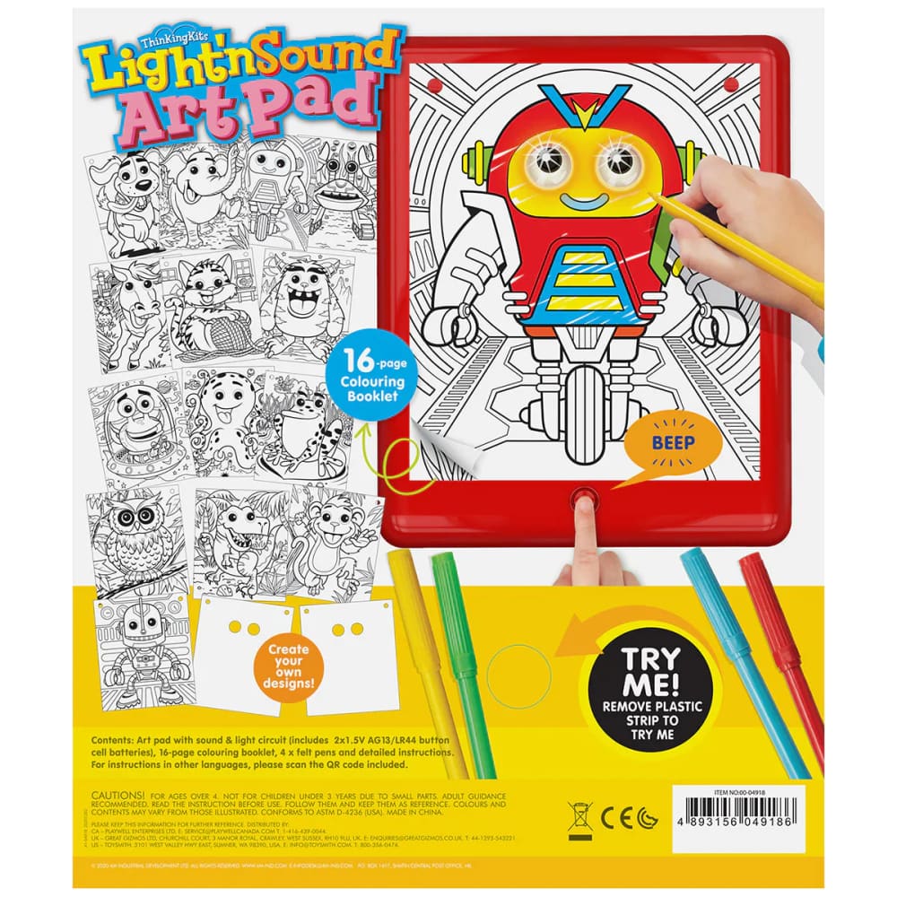 Light & Sound Art Pad - 4M Great Gizmos