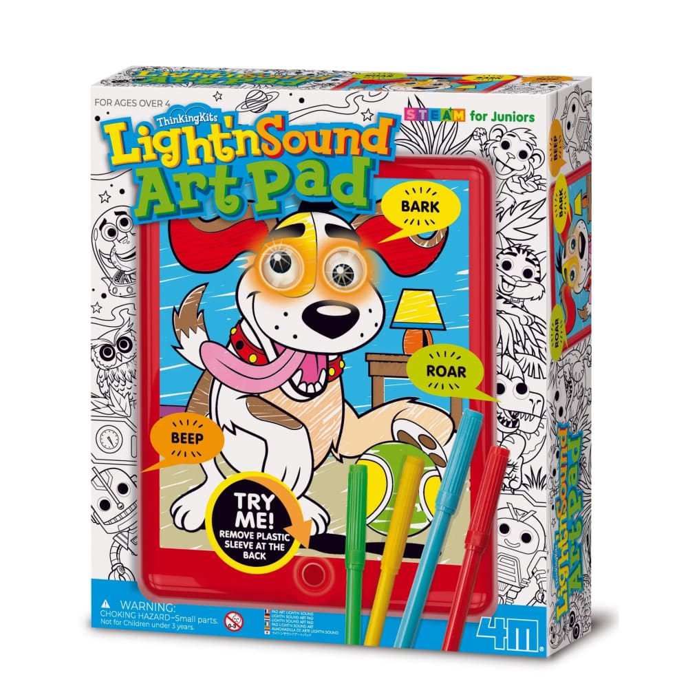 Light & Sound Art Pad - 4M Great Gizmos