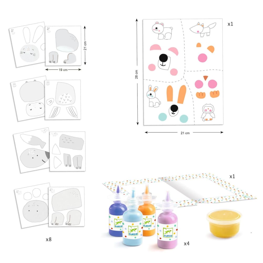 Magic Finger Painting Messy Fun - Djeco