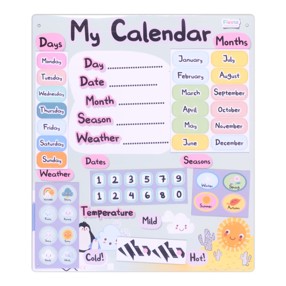Magnetic My Calendar - Fiesta Crafts