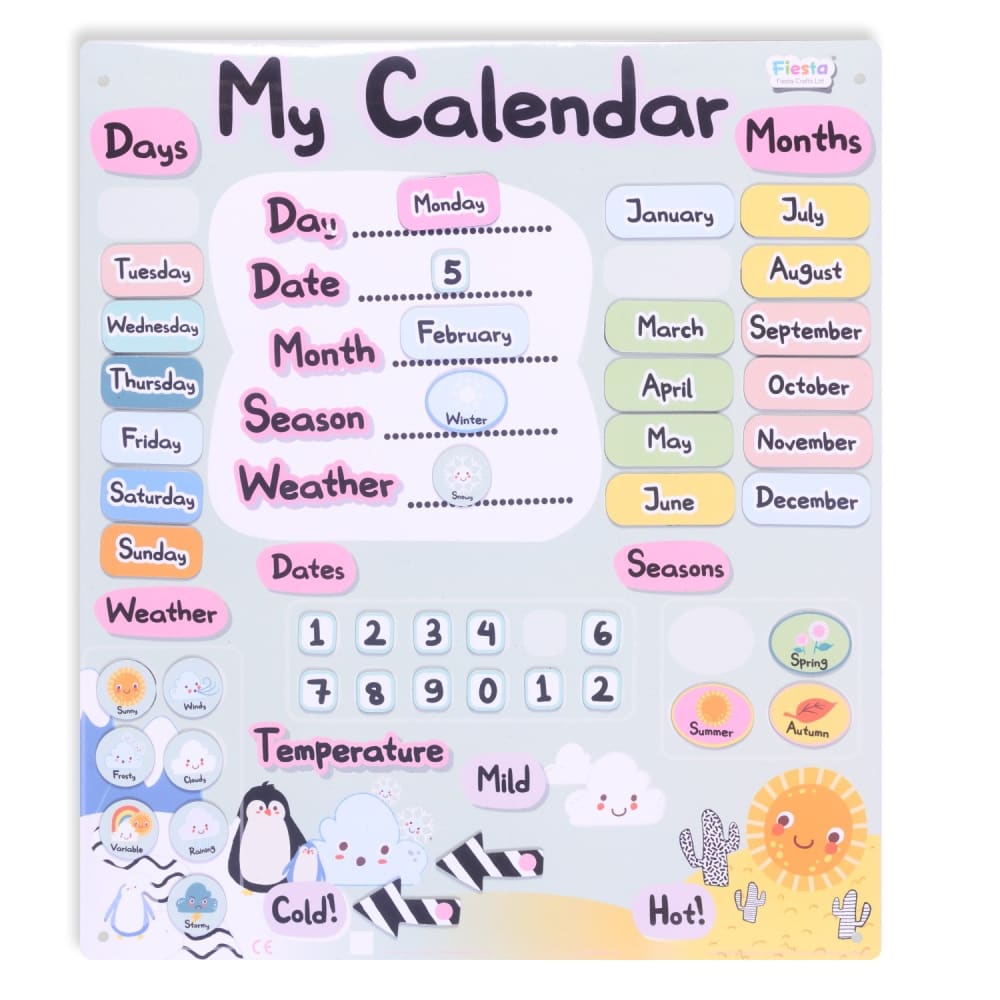 Magnetic My Calendar - Fiesta Crafts