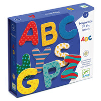 Magnetic Wooden Large Letters x 38 - Djeco