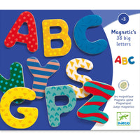 Magnetic Wooden Large Letters x 38 - Djeco