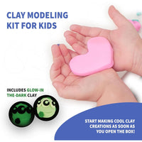 Make & Play Clay Glow in the Dark - SpiceBox