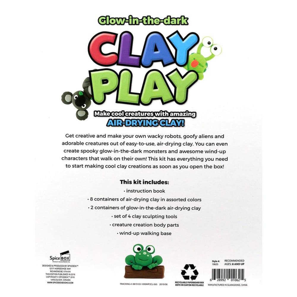 Make & Play Clay Glow in the Dark - SpiceBox