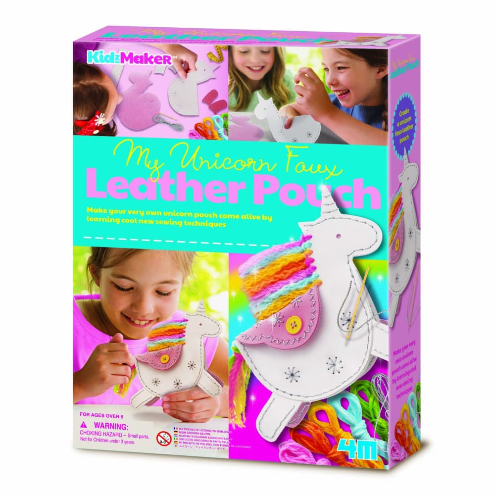 My Unicorn Faux Leather Pouch - 4M Great Gizmo 4893156047588
