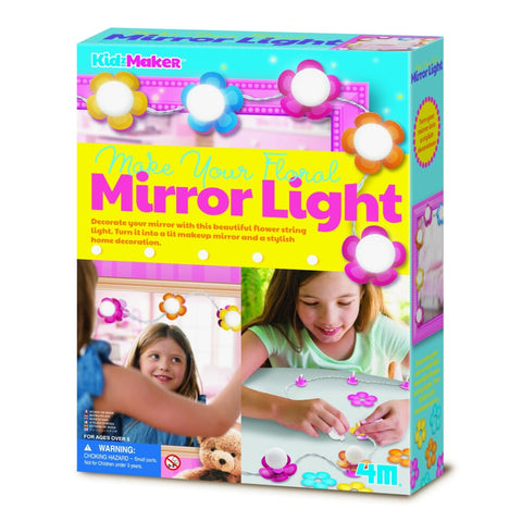 Image of Floral Mirror Light - 4M Great Gizmo 4893156047427