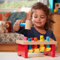Melissa and Doug Deluxe Pounding Happy Bench - 000772044905