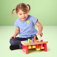 Melissa and Doug Deluxe Pounding Happy Bench - 000772044905