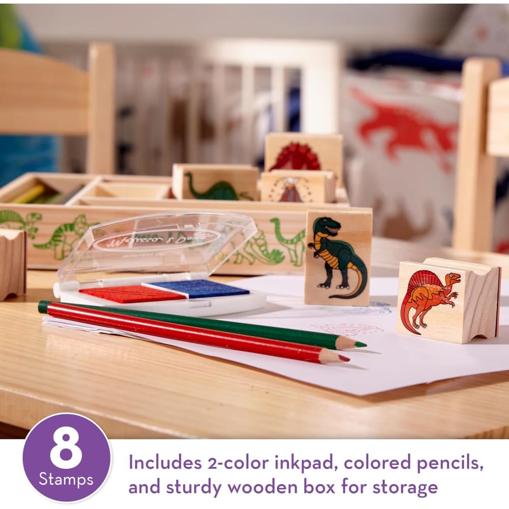 Melissa and Doug Dinosaur Stamp Set - 772116336