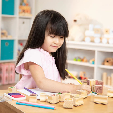 Image of Melissa and Doug Stamp-A-Scene-Fairy Garden - 772124249