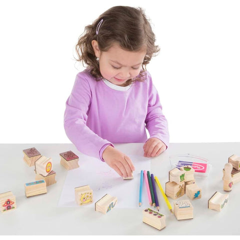 Image of Melissa and Doug Stamp-A-Scene-Fairy Garden - 772124249