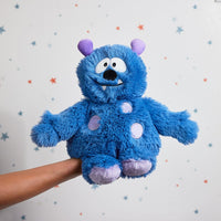 Microwavable Plush Blue Sleep Monster - Warmies