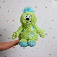 Microwavable Plush Green Sleep Monster - Warmies
