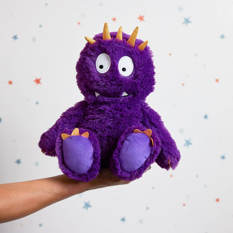 Image of Microwavable Plush Purple Sleep Monster - Warmies
