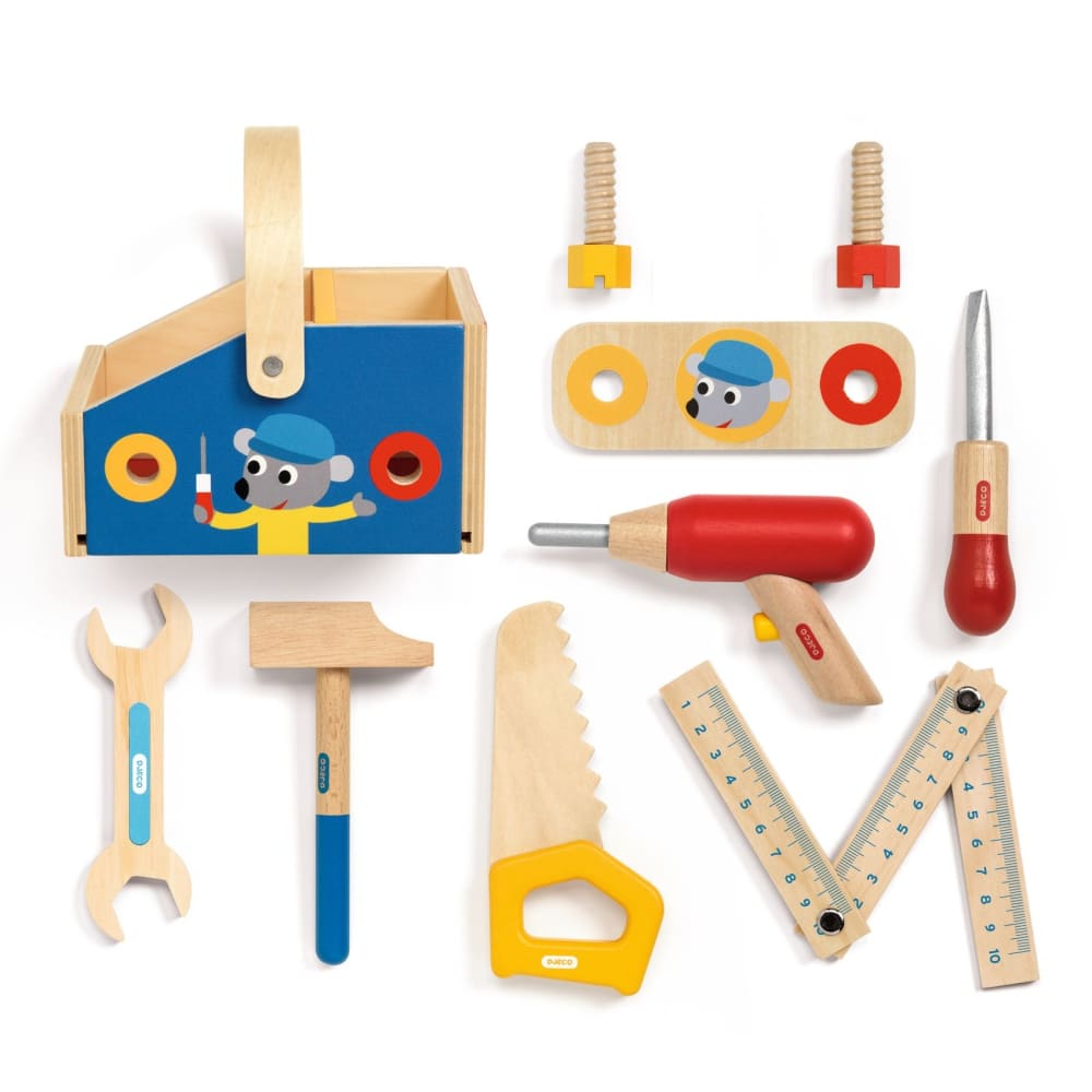 Minibrico Wooden ToolBox - Djeco