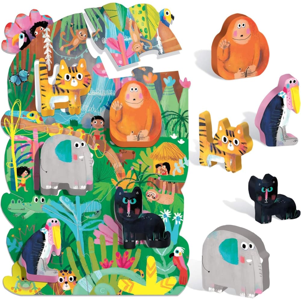 Montessori My First Puzzle The Jungle - Baby Republic