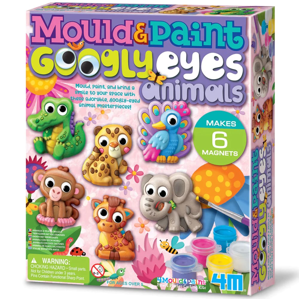 Mould & Paint Googly Eyes Animals - 4M Great Gizmos