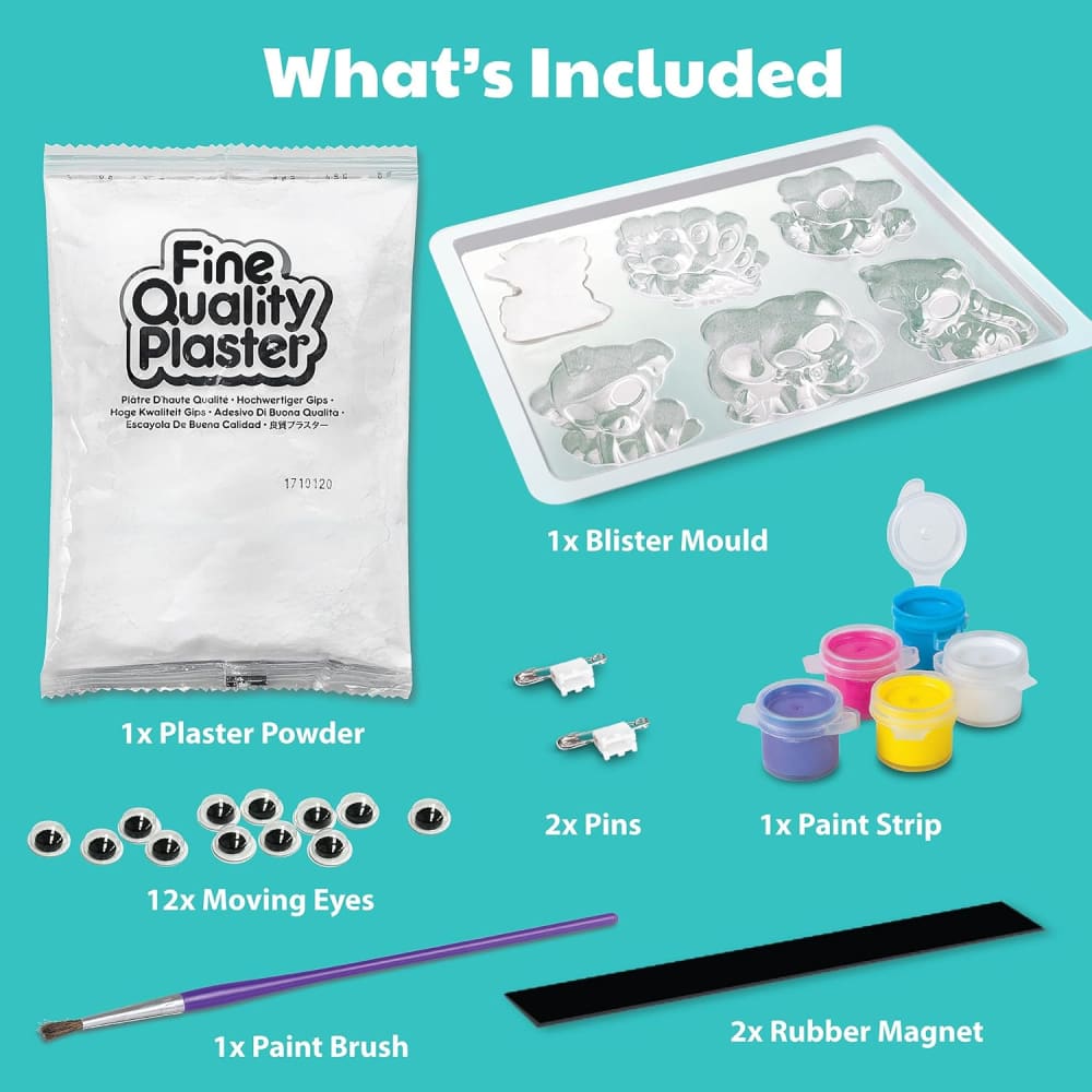 Mould & Paint Googly Eyes Animals - 4M Great Gizmos