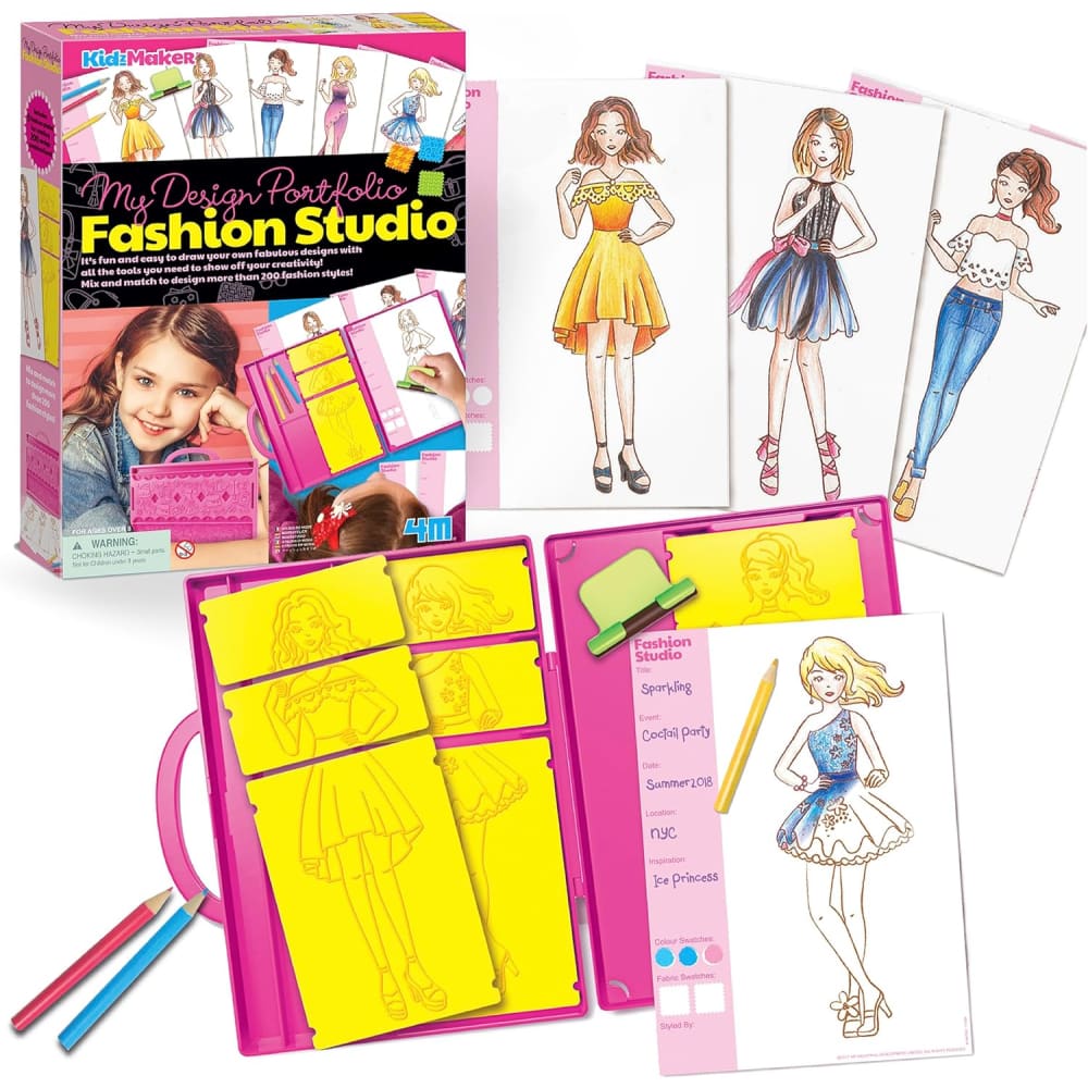 My Design Portfolio Fashion Studio - 4M Great Gizmos 4893156047205