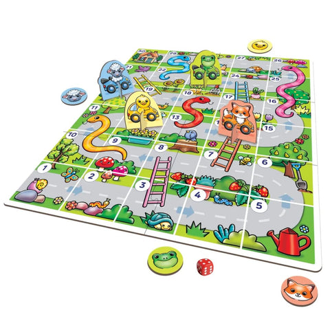 Image of My First Snakes & Ladders Game - Orchard Toys 5011863100887