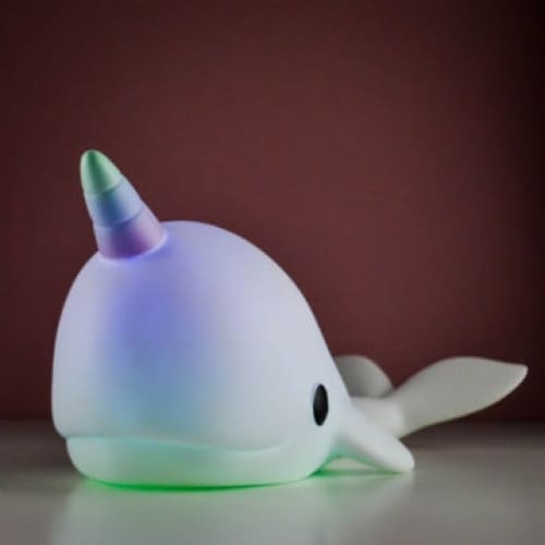 Narwhal Re-chargeable Colour Changing Night Light - Addcore