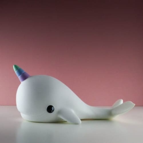 Narwhal Re-chargeable Colour Changing Night Light - Addcore