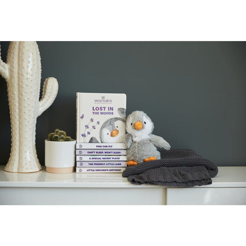 Image of Night Time Story with Microwavable Soft Toy Penguin Lost in the Woods - Warmies