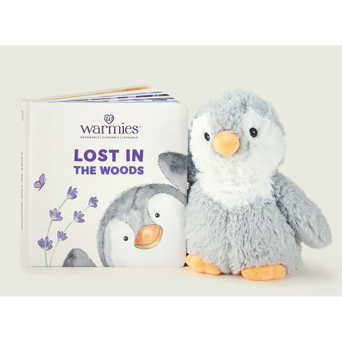 Image of Night Time Story with Microwavable Soft Toy Penguin Lost in the Woods - Warmies