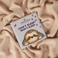 Night Time Story with Microwavable Soft Toy Sloth Lost in the Woods Book - Warmies
