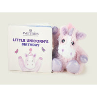 Night Time Story with Microwavable Soft Toy Unicorn Little Birthday Book - Warmies