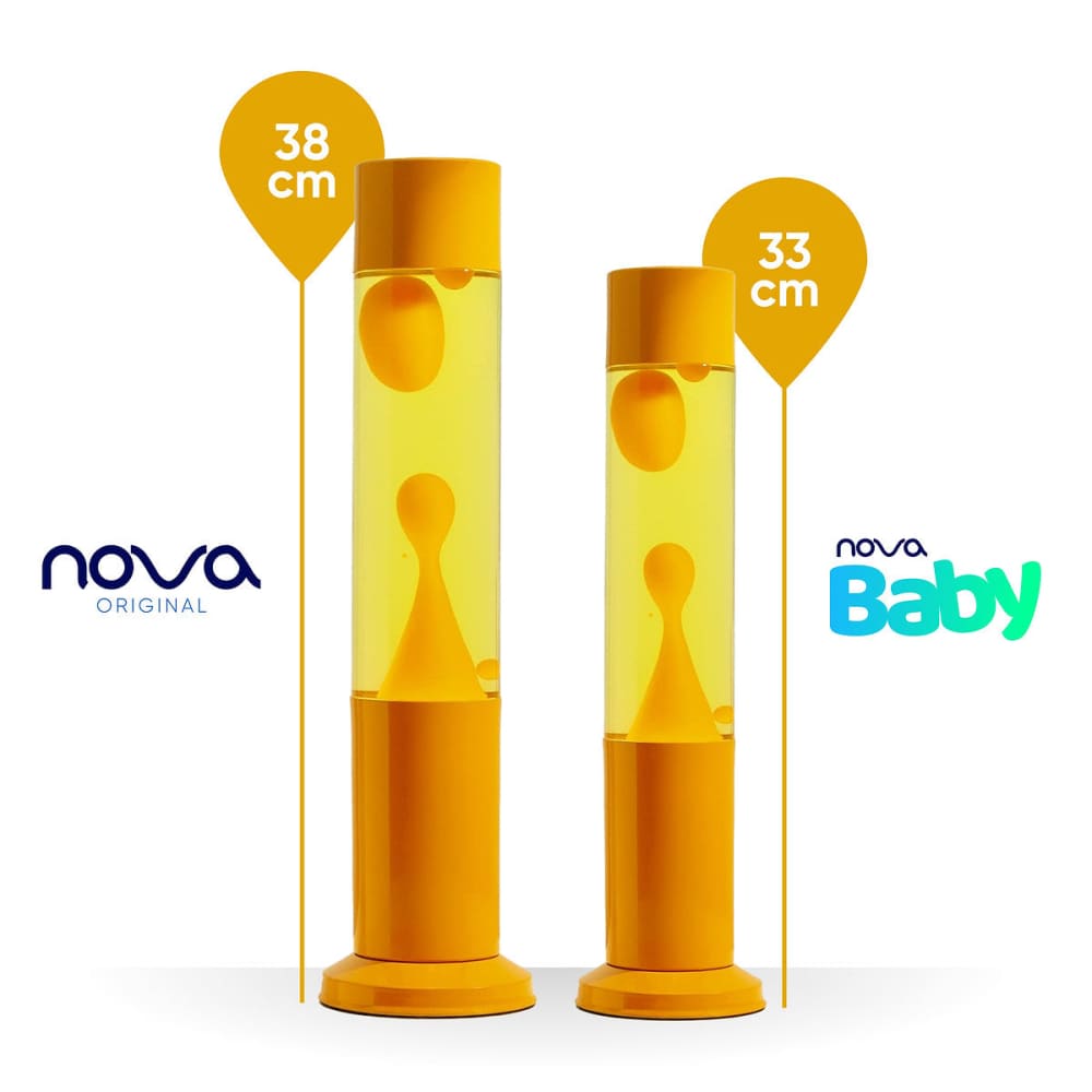 38灯　Barber Yellow LAVA LAVA GEAR CLUB Nova Baby Colour Lava Lamp Yellow · BrightMinds UK