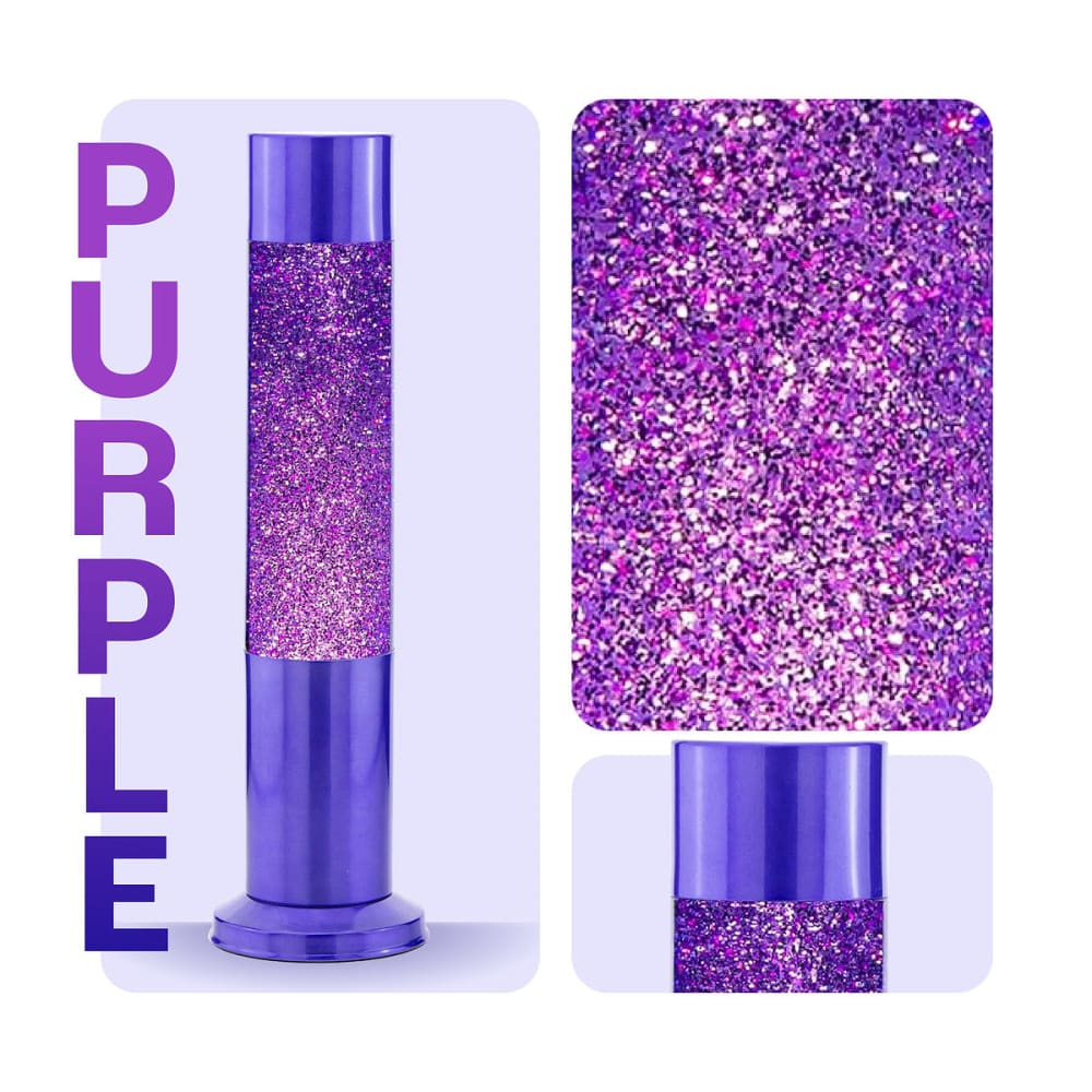 Nova Baby Glitter Lamp Purple · BrightMinds UK